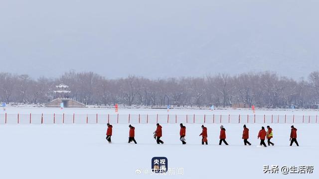转存！一场雪颐和园美成了国画