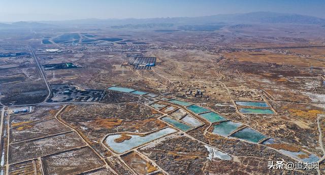 “大雪”时节的景泰盐沼湿地