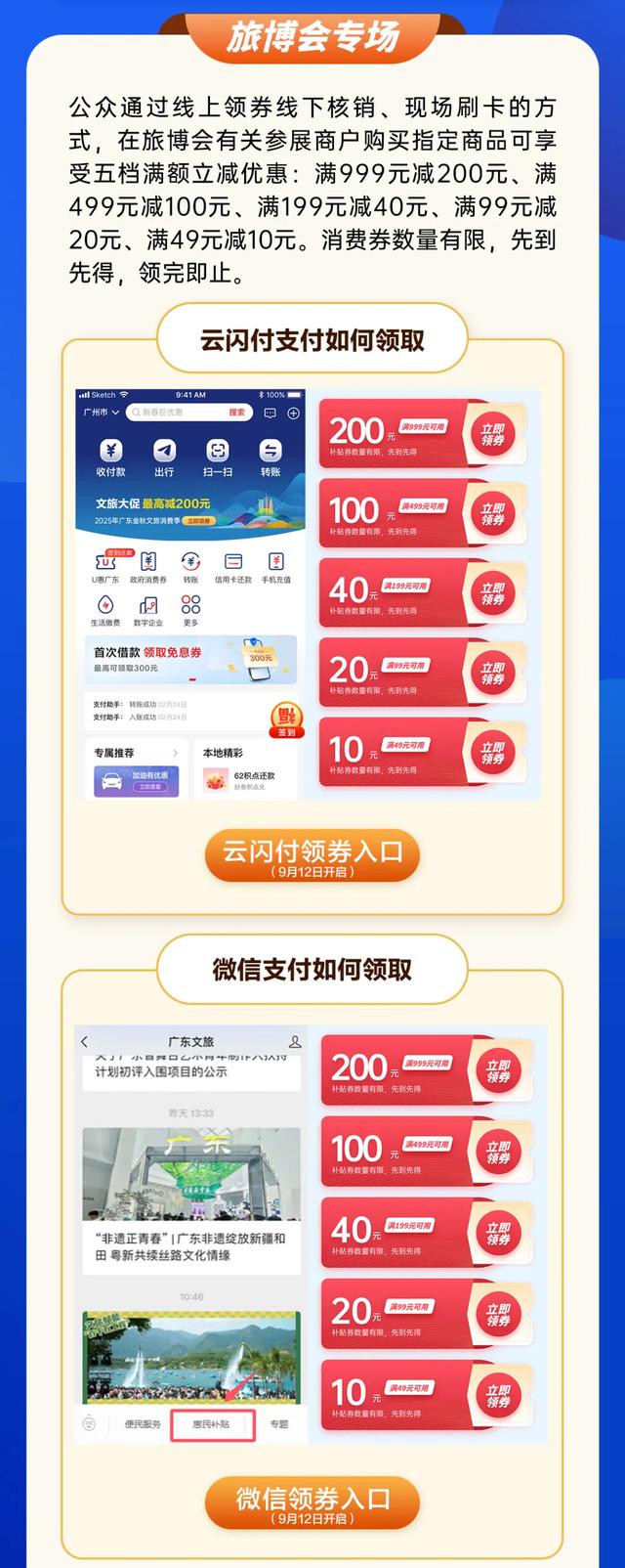 10-200元消费券!马上发放!
