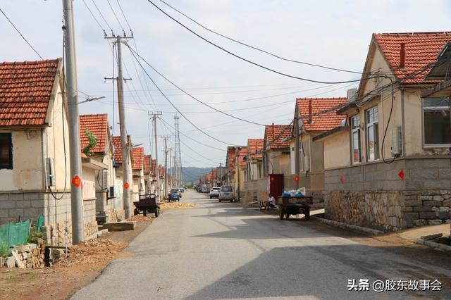 组图：牟平观水镇留格庄村掠影，桃威铁路从该村经过