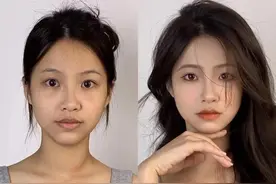 “长期化妆”和“长期素颜”的女生，哪个皮肤更好？差距一目了然图片