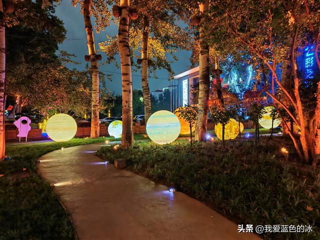 在邯郸住三天，每天餐后在邯郸这家花园式酒店院子里散散步真惬意