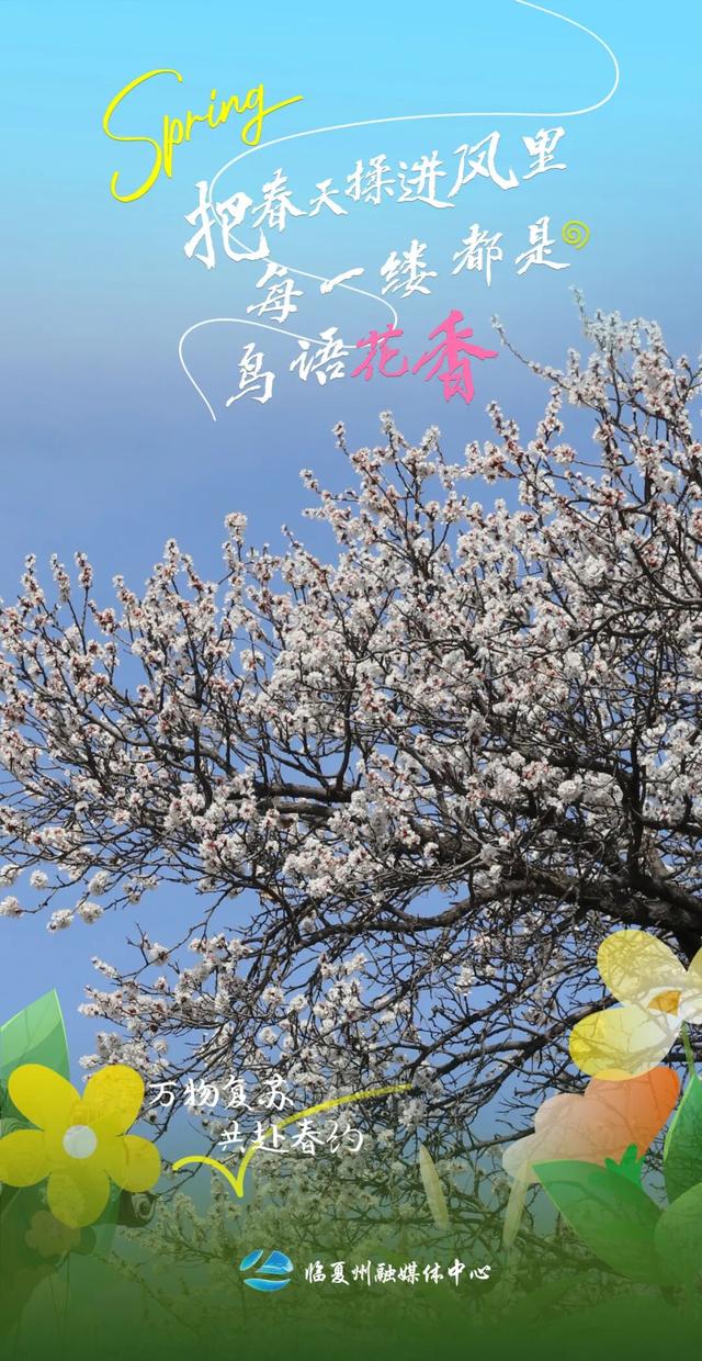 海报丨把春天，揉进临夏的风里
