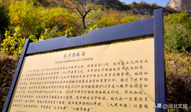 赏红叶・听秋水・颂英魂！河北涉县庄子岭，藏着太行动人的秋
