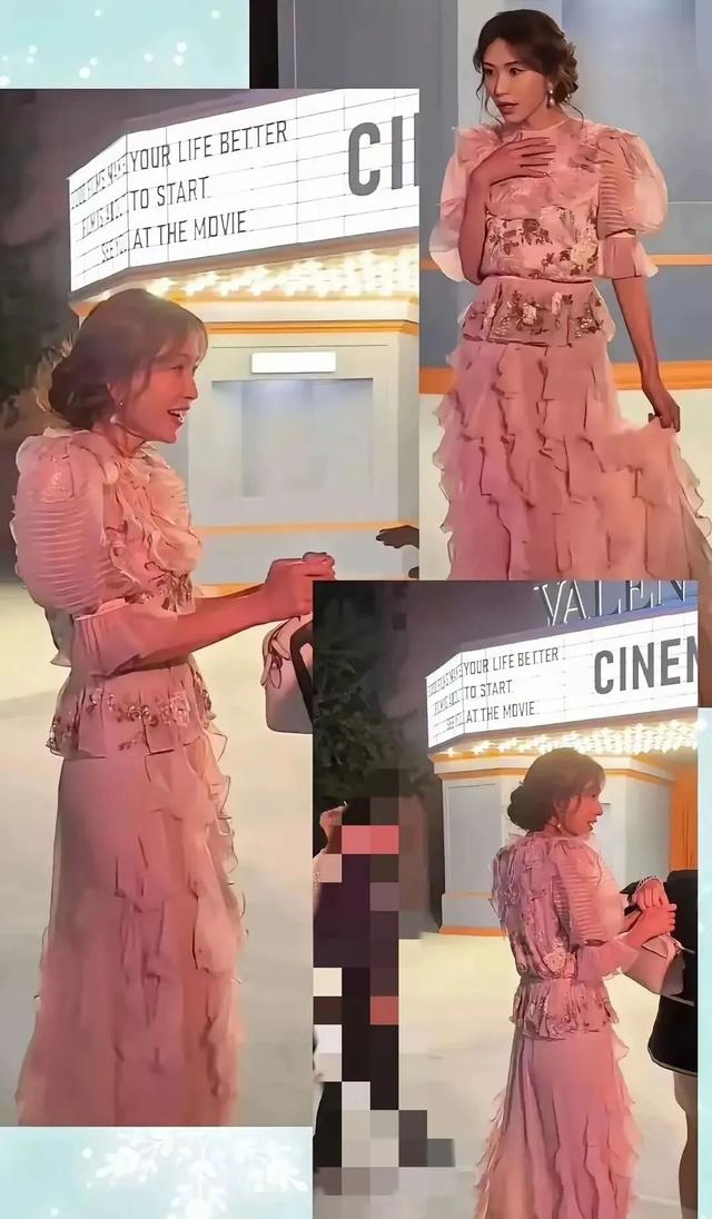 用力过猛！51岁林志玲打扮日系现身上海，女神还是“装嫩”？