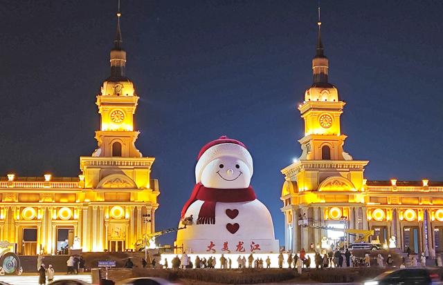 音乐公园大雪人回归啦