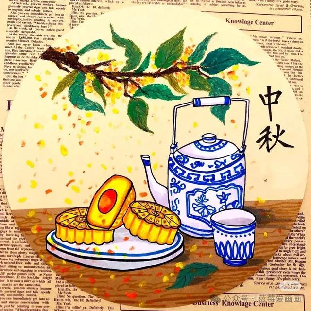简笔画最全中秋节主题绘画＋绘画思路，张张创意满满！