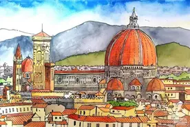 花之圣母大教堂——“多彩世界”云上画展之三十四图片