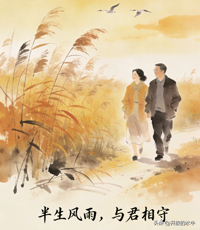 蒹葭苍苍	，白露为霜！道尽了我们这代人的相守与圆满