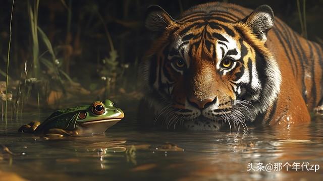 小故事，大道理，青蛙智斗老虎