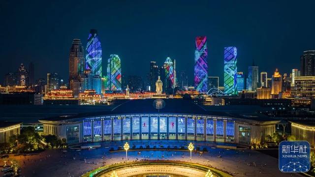 夜幕下的海河，绝美！