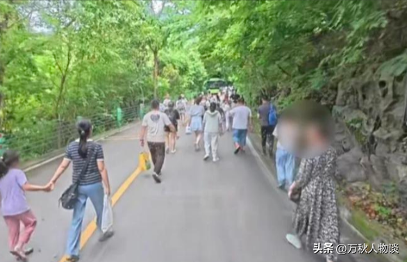 狂妄！黄果树瀑布景区一群人肉身堵车，态度十分嚣张，致交通瘫痪
