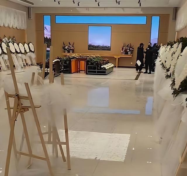 何晴葬礼现场，24岁儿子手捧骨灰和遗像，前夫许亚军缺席