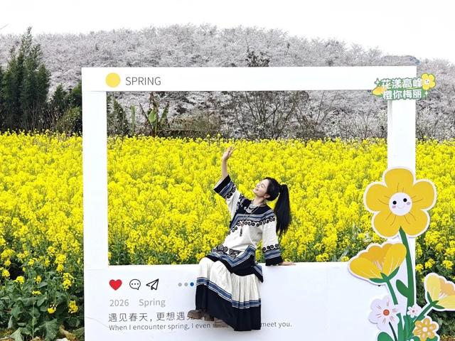【花漾高峰 樱你梅丽】去贵安樱花园拍美照，百元限定周边免费领！附万能拍照姿势