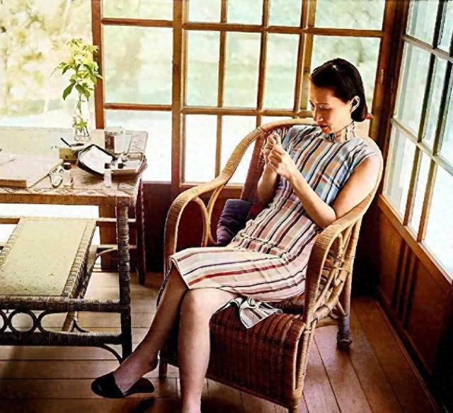 这是张学良老婆赵四小姐真实样貌，并非演员饰演而是货真价实真品