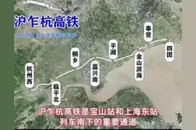 沪乍杭高铁走向存分岐，走哪条线路更合理？图片