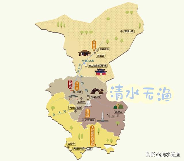 甘肃这座城，名气不大却出了很多国宝景点，藏着比敦煌更早的石窟