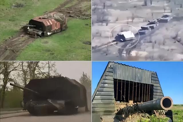 红警“幻影坦克”成真？俄军改装T-80坦克，能挡100台FPV无人机？