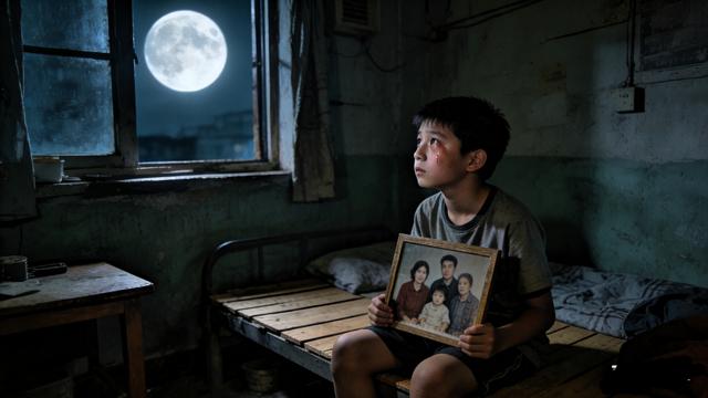 年少初打工	，念家愁绪藏不住