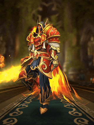 【骑士幻化】烈焰永燃！圣光照耀之下，他的盔甲比烈焰更耀眼！