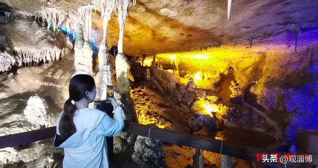 来沂源溶洞，感受18℃的惬意