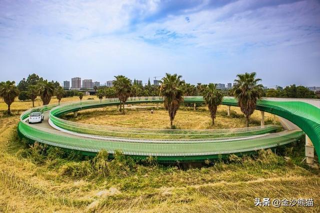 100公里成都绕城绿道上的桥梁美景