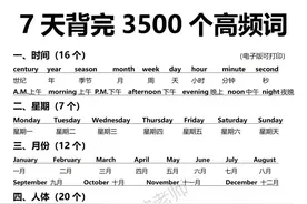 英语基础 7 天背完 3500 个高频词，词汇量暴涨！图片