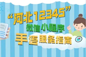 长图｜“河北12345”微信小程序手语服务指南图片