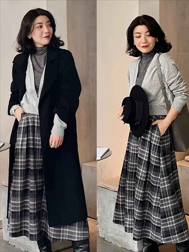 这才是50岁女人该有的冬季穿搭，既保暖又体面，想不优雅都难