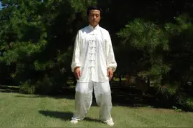 武林泰斗吕紫剑的《八卦混元养生功法》动功八式练功图图片