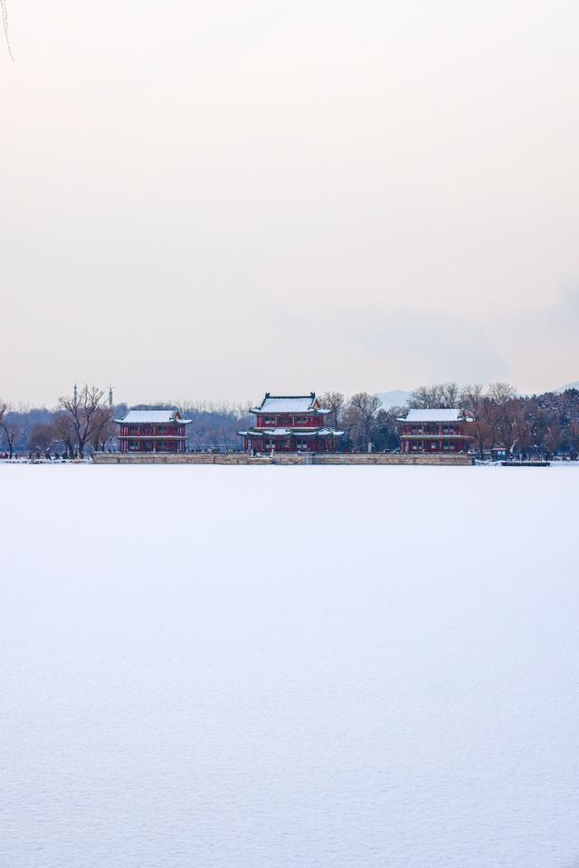 雪后颐和园 美如水墨画