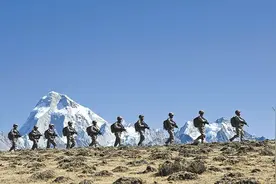 中印协商边境问题后，印军在实控线附近军演，理由是中方没先撤军图片