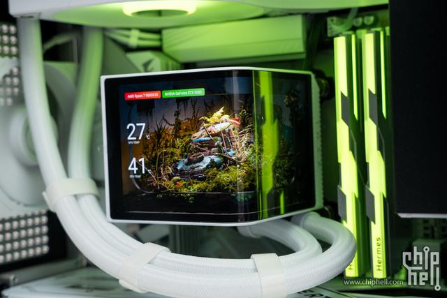 赛博鱼缸，技嘉 冰雕 B850M + 影驰 5080 金属大师 + COOJ Z18 装机