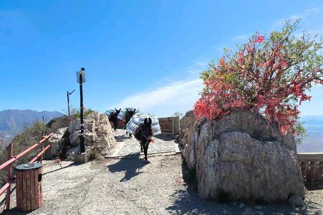 到河北张家口登鸡鸣山