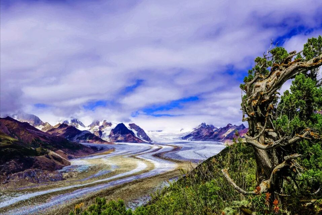 西藏必打卡的冰川秘境！漂浮冰山的湖泊，美到窒息
