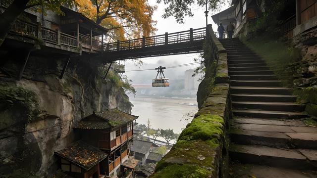 大美中国初冬行，山城叠翠，雾都生辉！