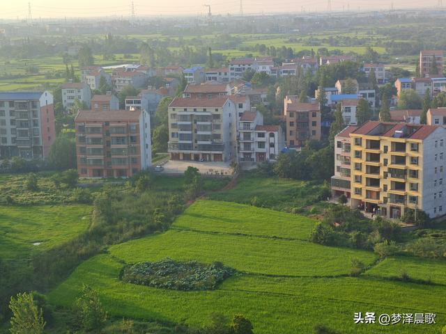 千年古城，云梦城东盛夏光影远眺