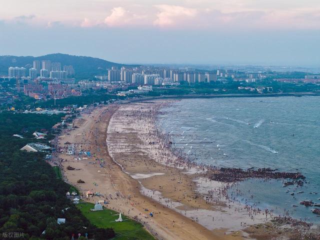 山东日照海岸线