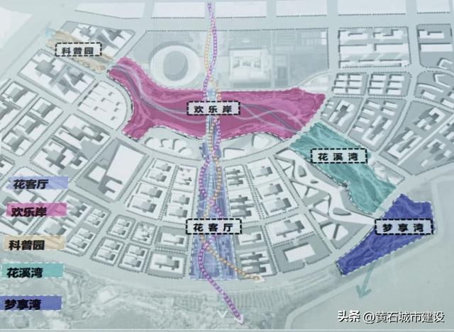 黄石这一65.8万方公园潜力巨大！超大、含河流 总共有5个片区