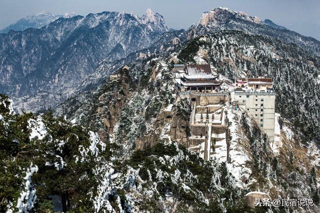雪中的九华山原来这么美啊！