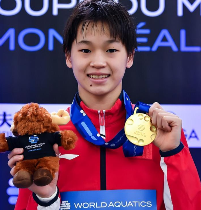 全运会结束不到半月，18岁的全红婵就因一个动作实现“口碑暴涨”