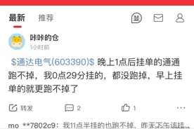 太狠了，隔夜挂单也卖不出去，连板后连续跌停，追高悔一生！图片