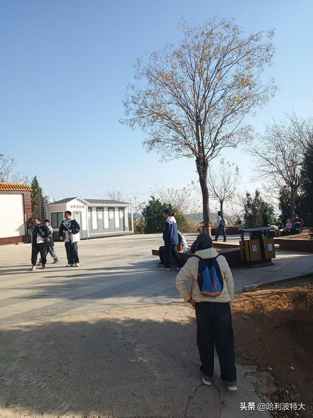 怒征西山公园，立在539.8米的顶峰