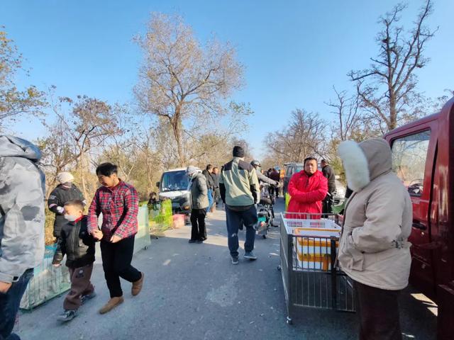 记录德州：岔河河堤上的大集，人山人海，异常热闹