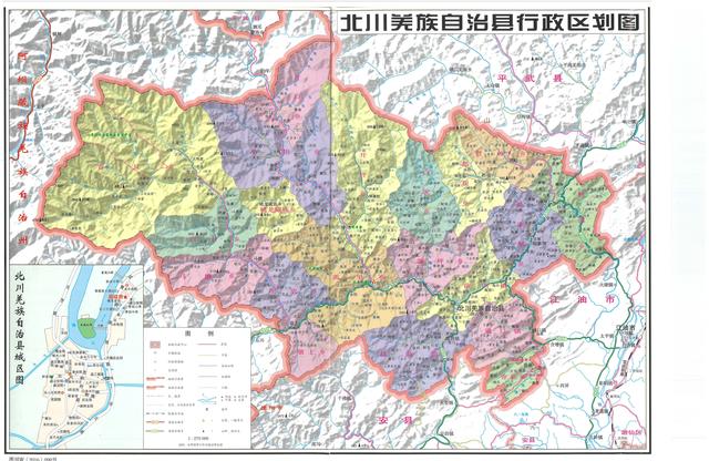 四川省北川县历史沿革及行政区划