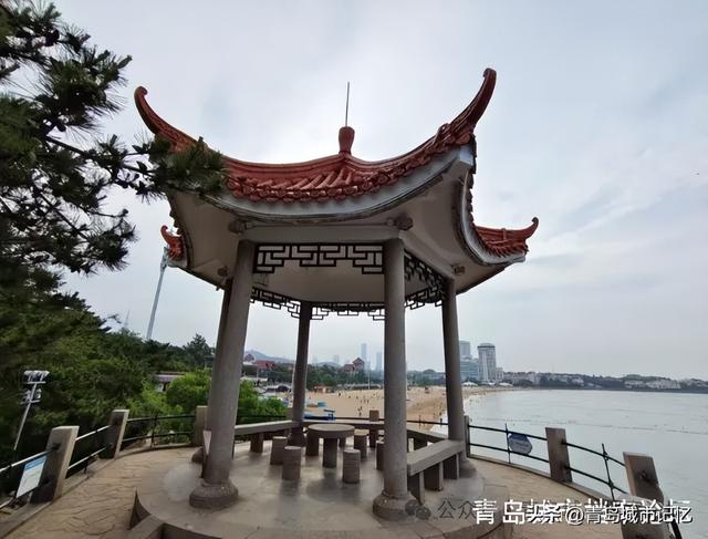 鲁迅公园，三座观景凉亭原来历史悠久
