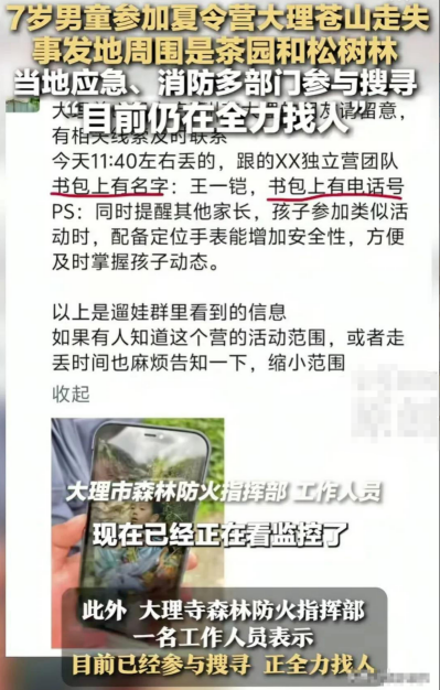 后续!7岁自闭男孩苍山离奇消失,救援队员发声,原来一切早有迹象