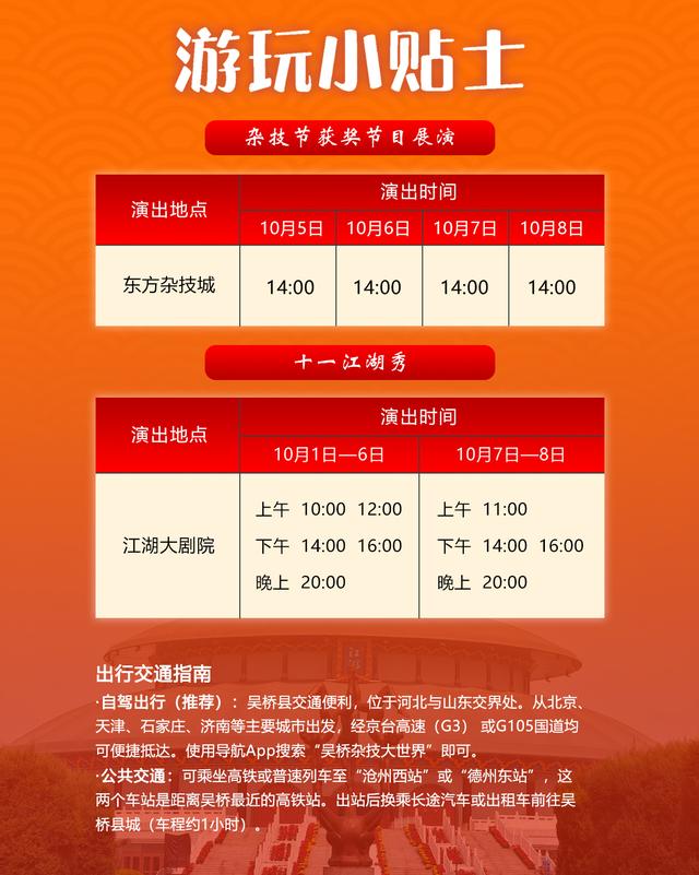 “冀”遇金秋好时光 | 来吴桥，在方寸之地，见天地江湖