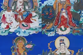 佛教人物图谱（十一）四大菩萨---文殊菩萨图片