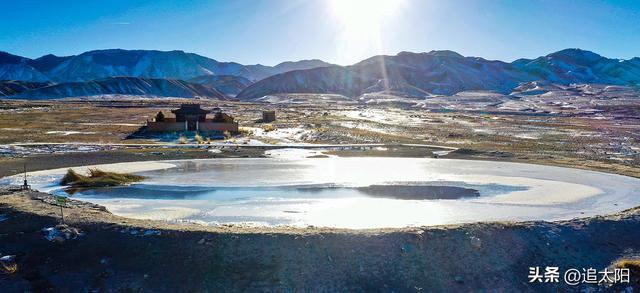 景泰：古城雪山沐夕阳